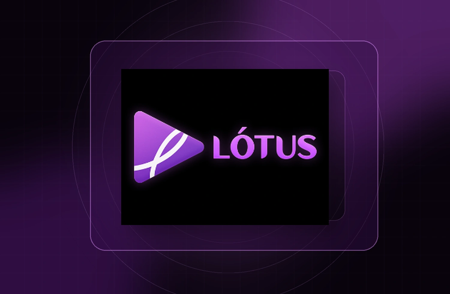 Interface do aplicativo Lótus IPTV para reprodução de canais, filmes e séries em Smart TV